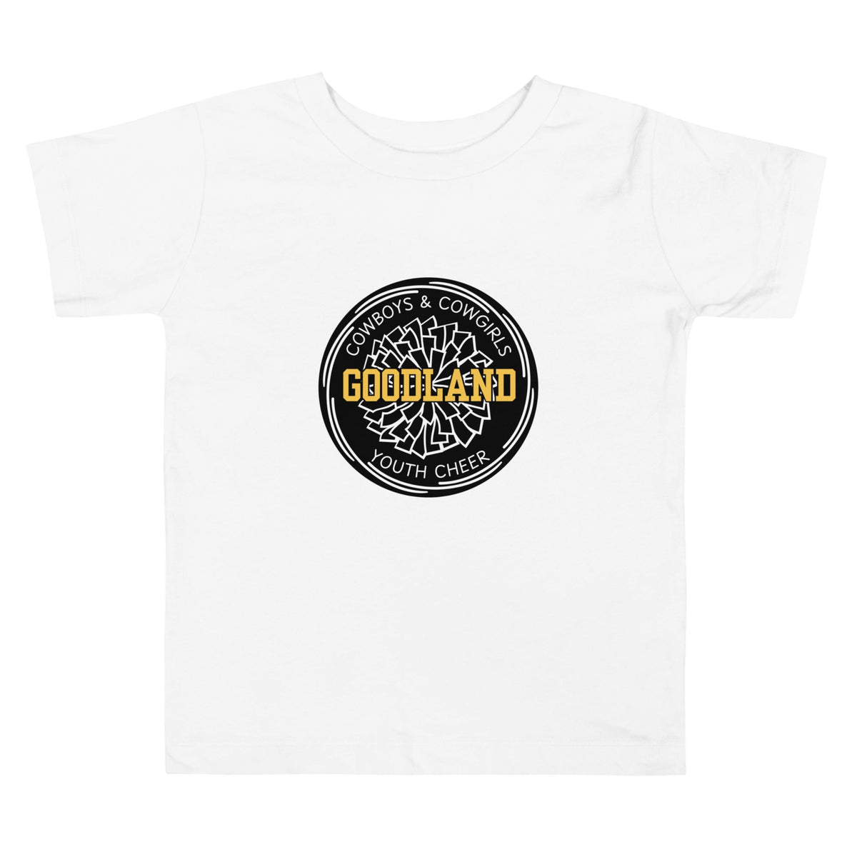 Performance | Toddler T-Shirt | Goodland Youth Cheer | Badge Logo