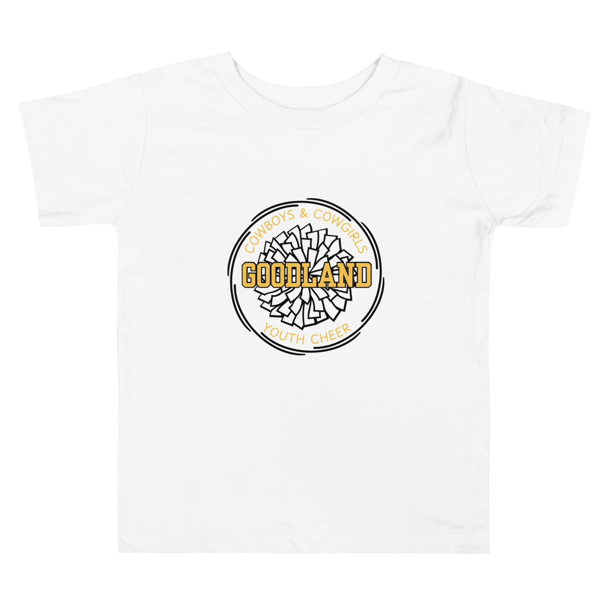 Performance | Toddler T-Shirt | Goodland Youth Cheer | Crest Logo