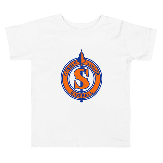 Performance | Toddler T-Shirt | Goshen Savage Baseball | Badge Logo
