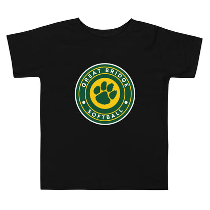 Performance | Toddler T-Shirt | Great Bridge Softball Booster | Badge Logo