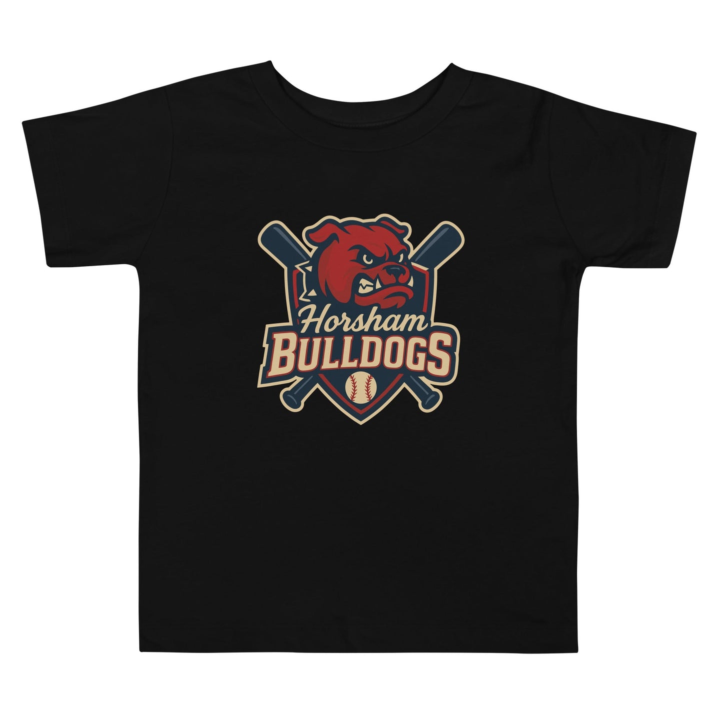 Performance | Toddler T-Shirt | Horsham Travel Baseball | Bulldogs Logo