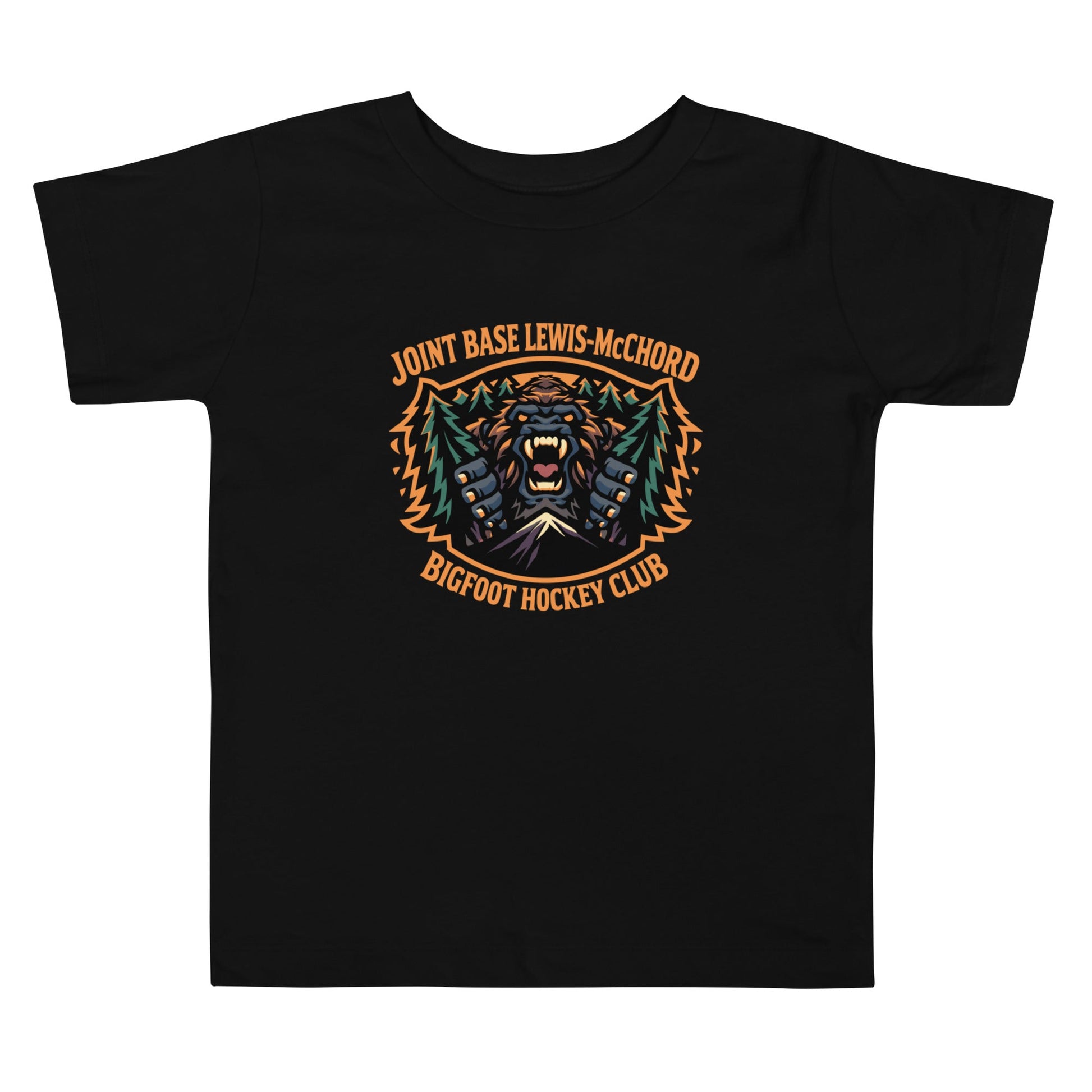 Performance | Toddler T-Shirt | JBLM Bigfoot Hockey Team | Mascot Logo