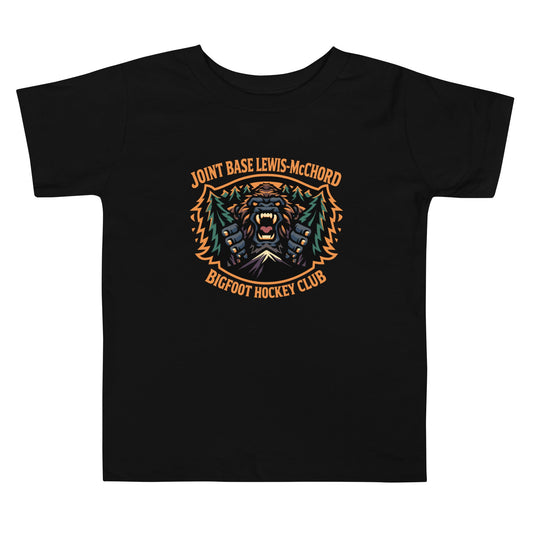 Performance | Toddler T-Shirt | JBLM Bigfoot Hockey Team | Mascot Logo