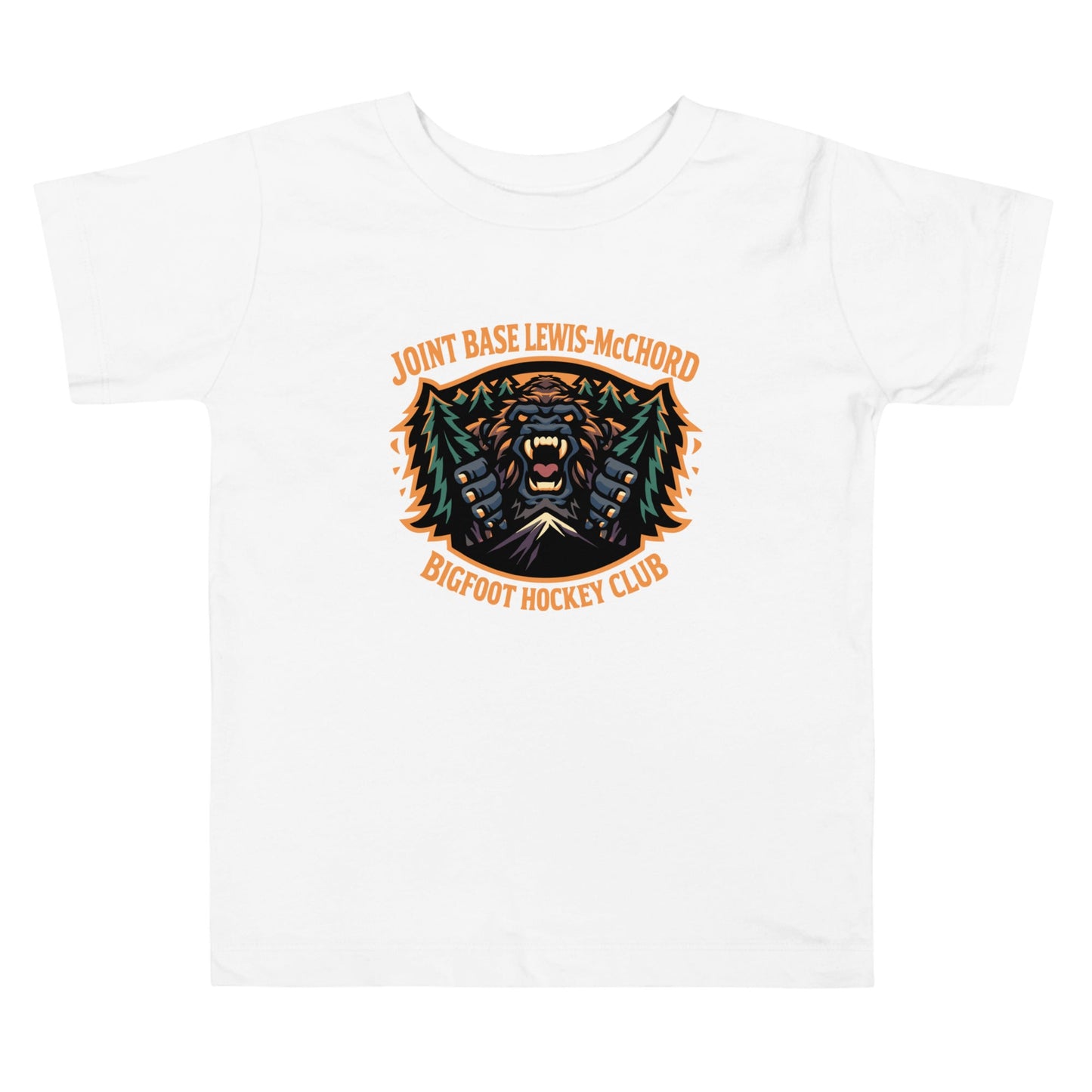 Performance | Toddler T-Shirt | JBLM Bigfoot Hockey Team | Mascot Logo
