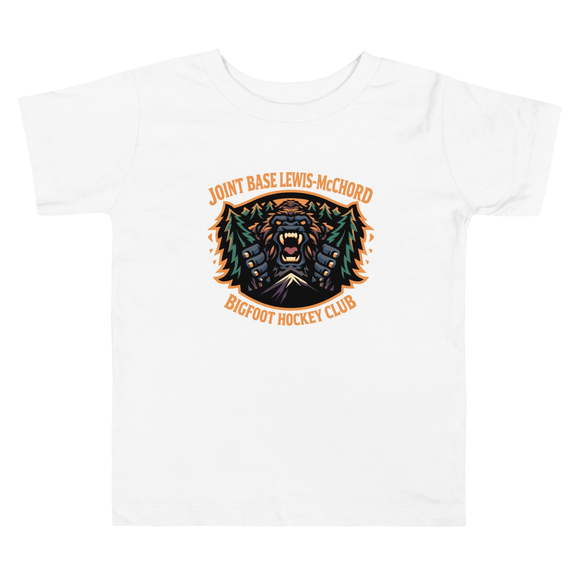 Performance | Toddler T-Shirt | JBLM Bigfoot Hockey Team | Mascot Logo