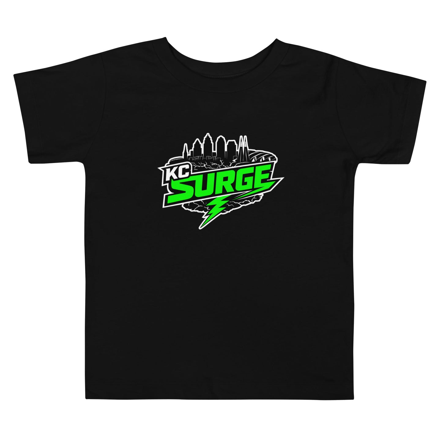 Performance | Toddler T-Shirt | Kansas City Surge | Neon Skyline Logo