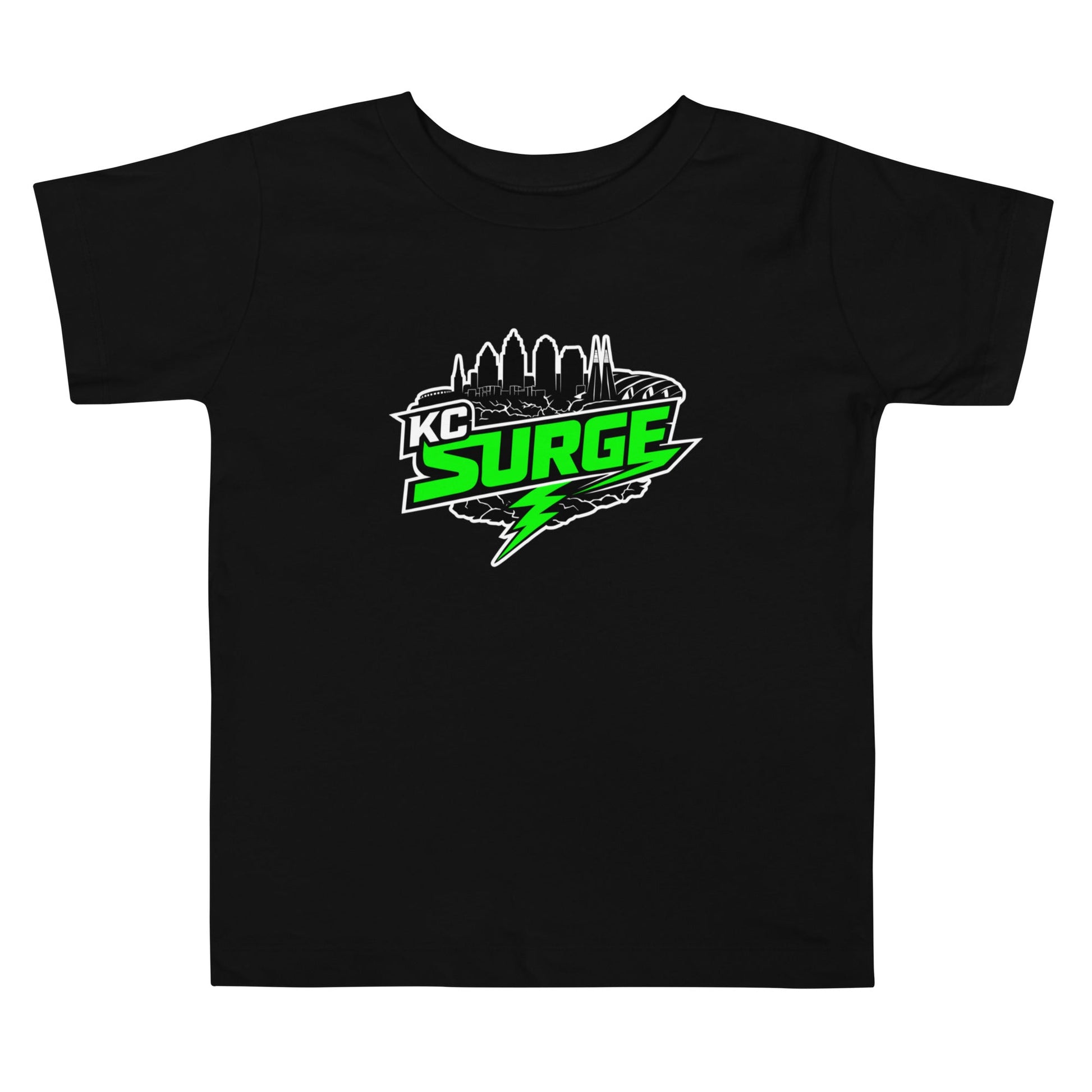 Performance | Toddler T-Shirt | Kansas City Surge | Neon Skyline Logo