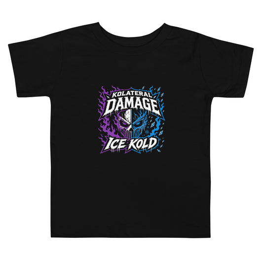 Performance | Toddler T-Shirt | Kolateral Damage E-Sports | Ice Kold Crest Logo