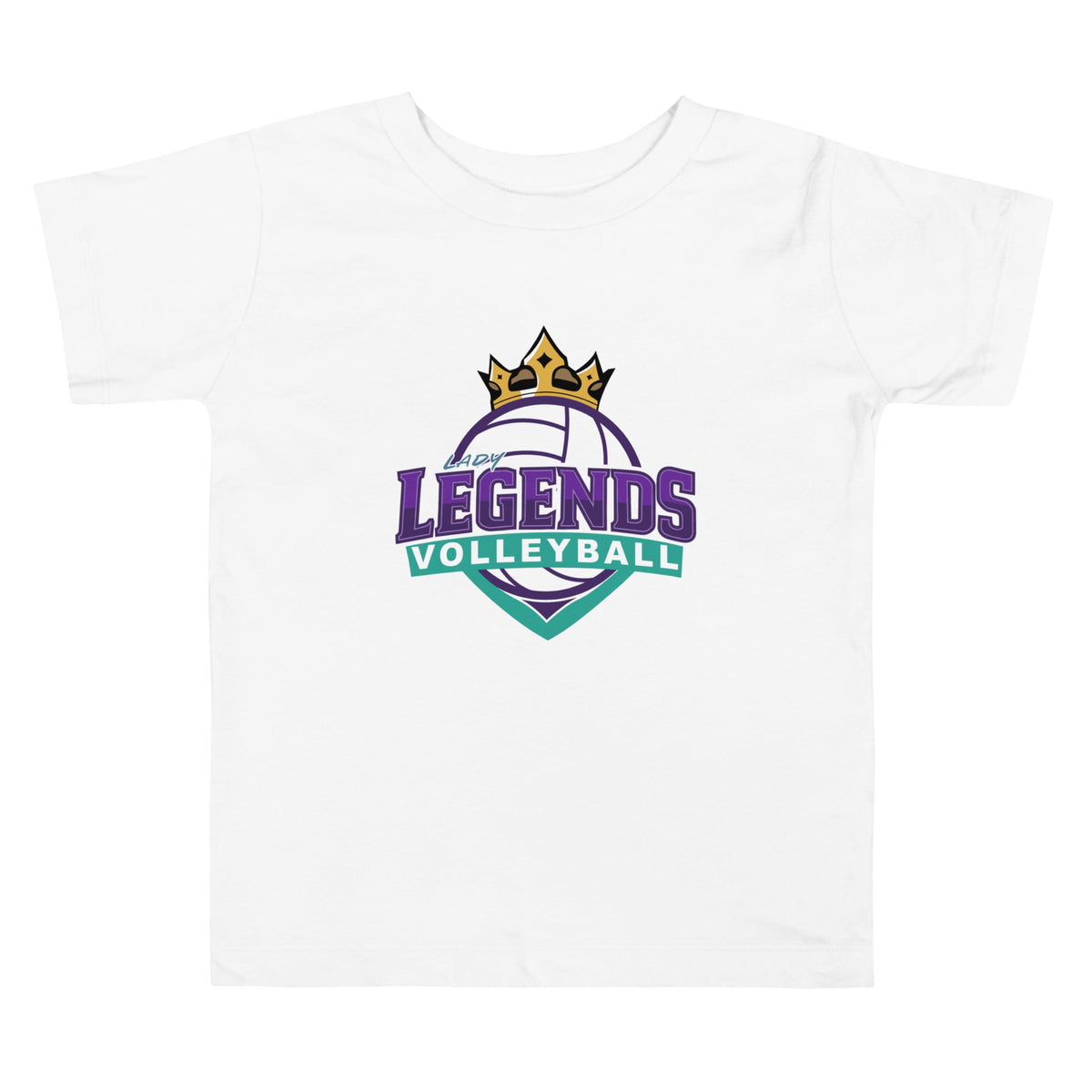 Performance | Toddler T-Shirt | Lady Legends Volleyball | Crown Logo