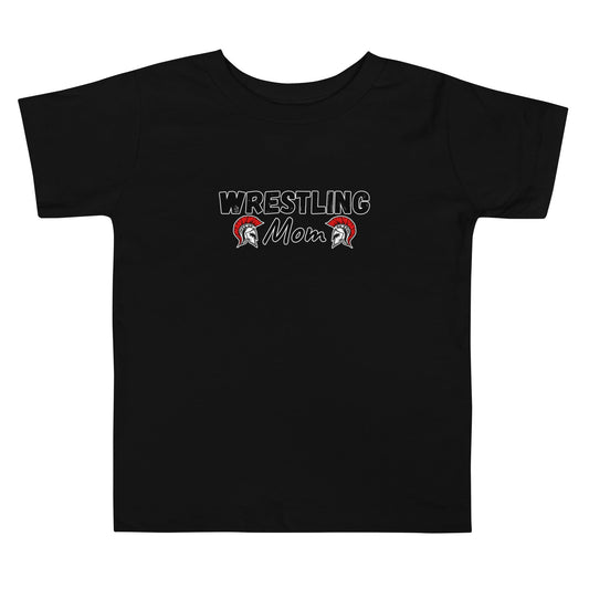 Performance | Toddler T-Shirt | Lafayette Warrior Youth Wrestling | Mom Emblem Logo