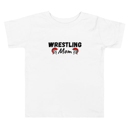 Performance | Toddler T-Shirt | Lafayette Warrior Youth Wrestling | Mom Emblem Logo