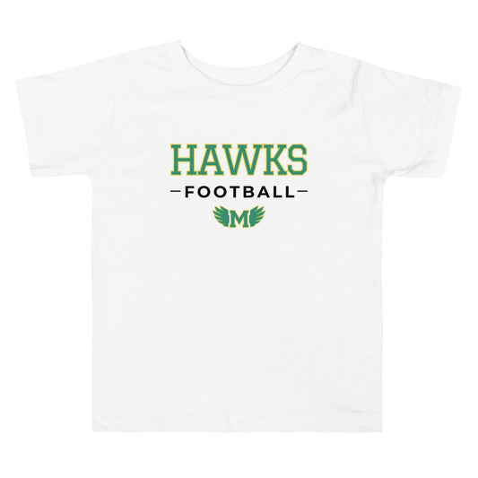 Performance | Toddler T-Shirt | Lake Minneola Hawks Football | Mark Logo