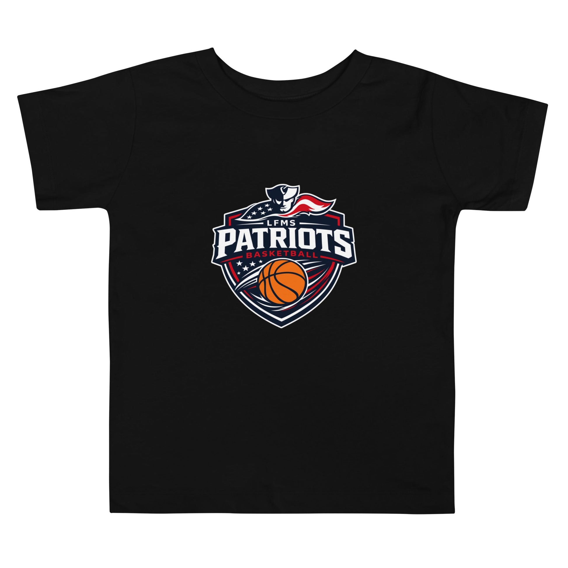 Performance | Toddler T-Shirt | LFMS Athletics | Patriots Basketball Logo