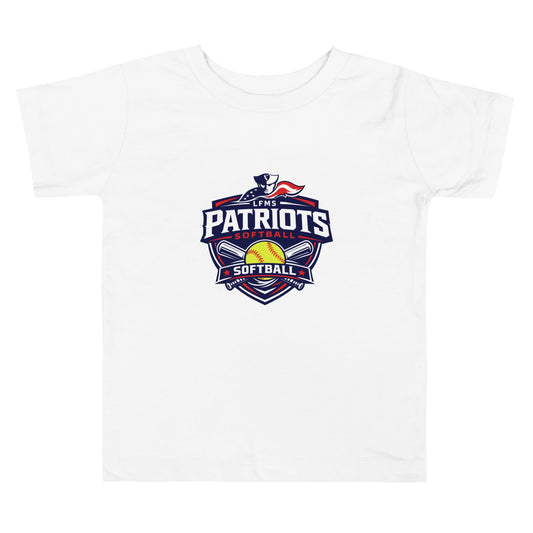 Performance | Toddler T-Shirt | LFMS Athletics | Patriots Softball Logo