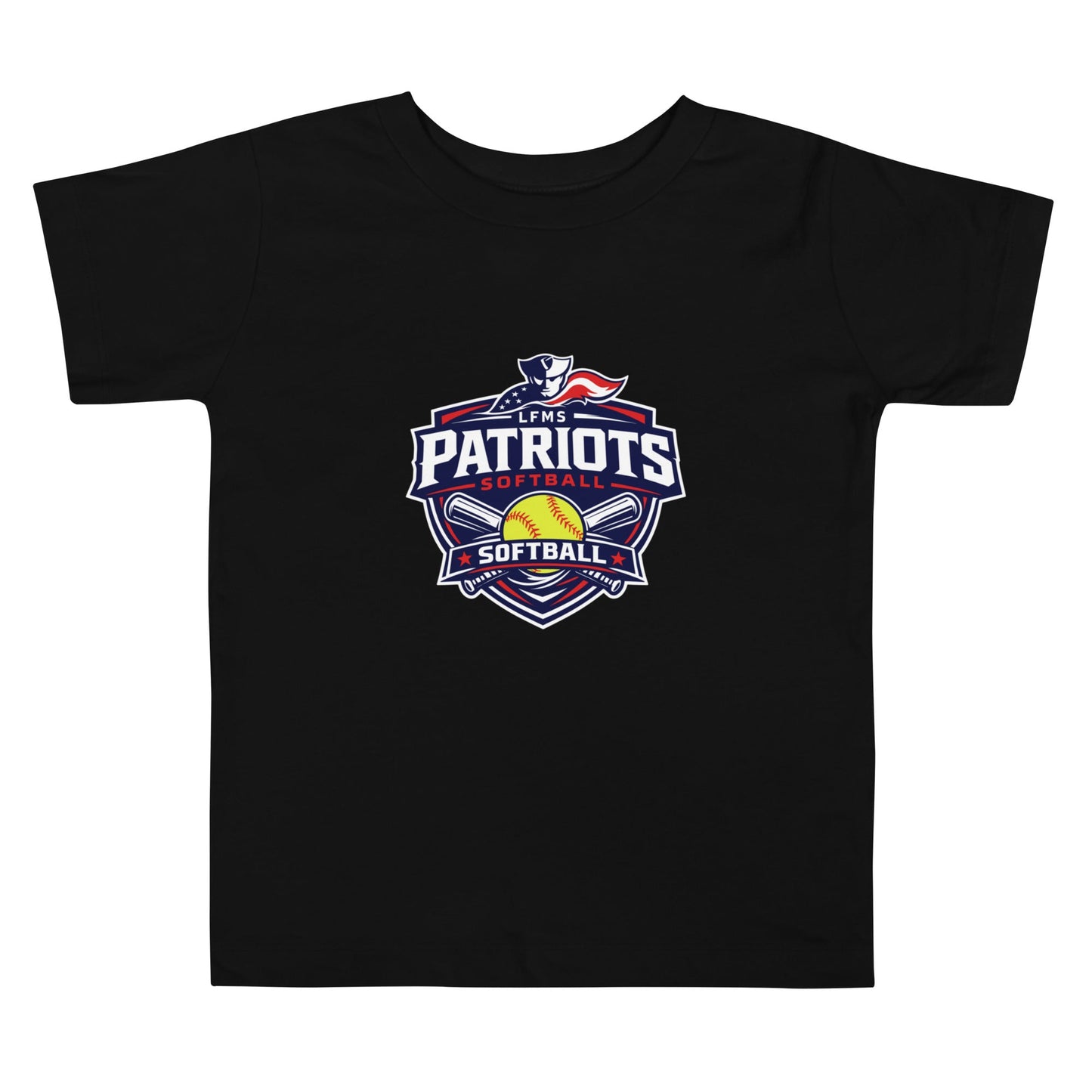 Performance | Toddler T-Shirt | LFMS Athletics | Patriots Softball Logo