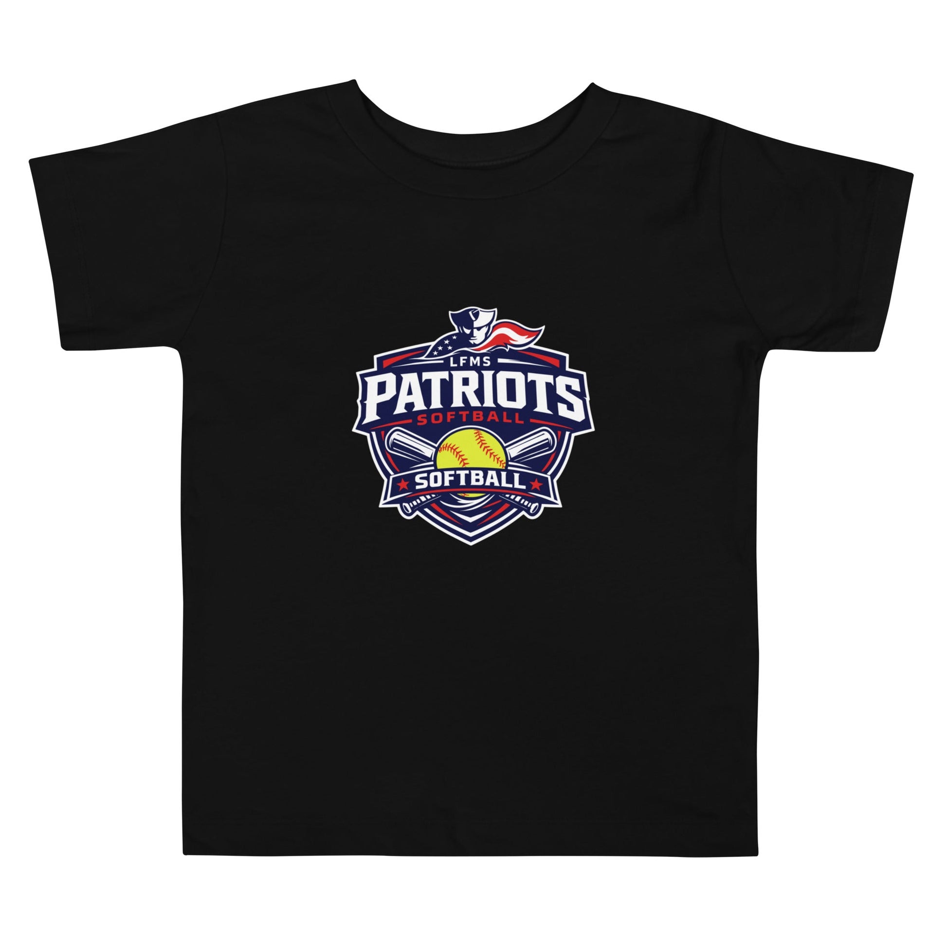 Performance | Toddler T-Shirt | LFMS Athletics | Patriots Softball Logo