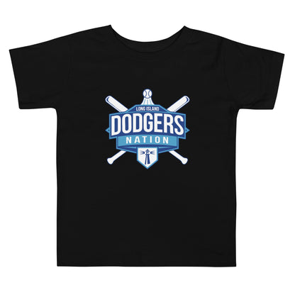 Performance | Toddler T-Shirt | LI Dodgers Nation | Varsity Crest Logo