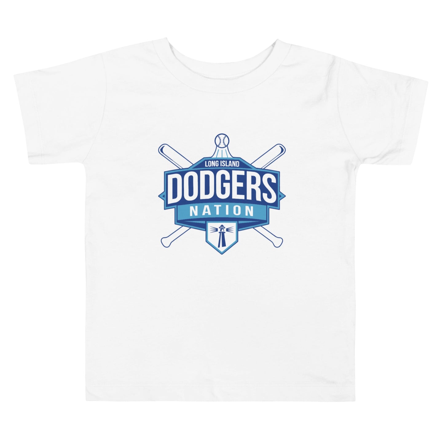 Performance | Toddler T-Shirt | LI Dodgers Nation | Varsity Crest Logo