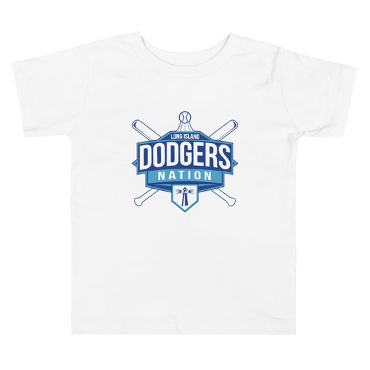 Performance | Toddler T-Shirt | LI Dodgers Nation | Varsity Crest Logo