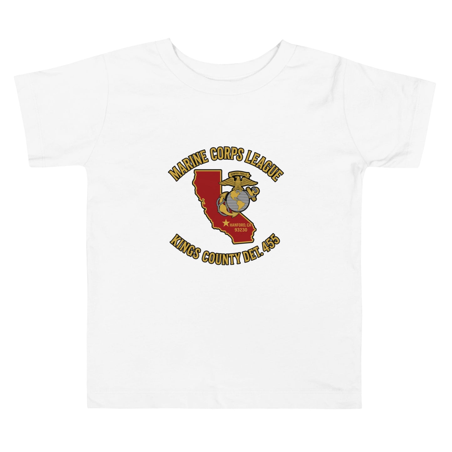 Performance | Toddler T-Shirt | Marine Corps League kings County Det 455 | Crest Logo