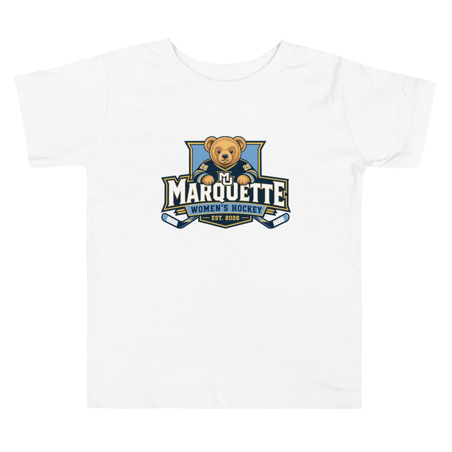 Performance | Toddler T-Shirt | Marquette University Women's Hockey | Bear Athletics Logo
