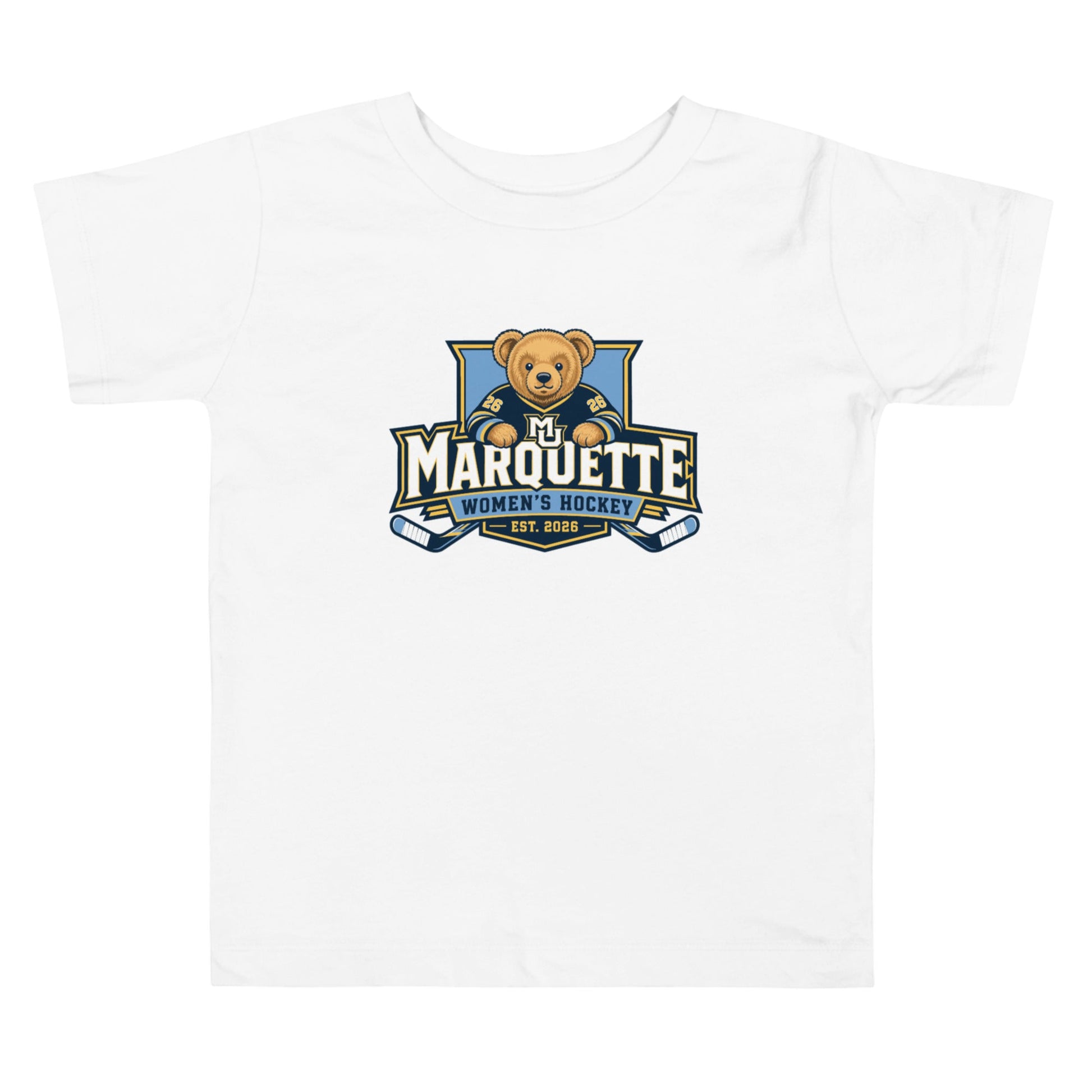 Performance | Toddler T-Shirt | Marquette University Women's Hockey | Bear Athletics Logo