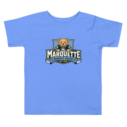 Performance | Toddler T-Shirt | Marquette University Women's Hockey | Bear Athletics Logo