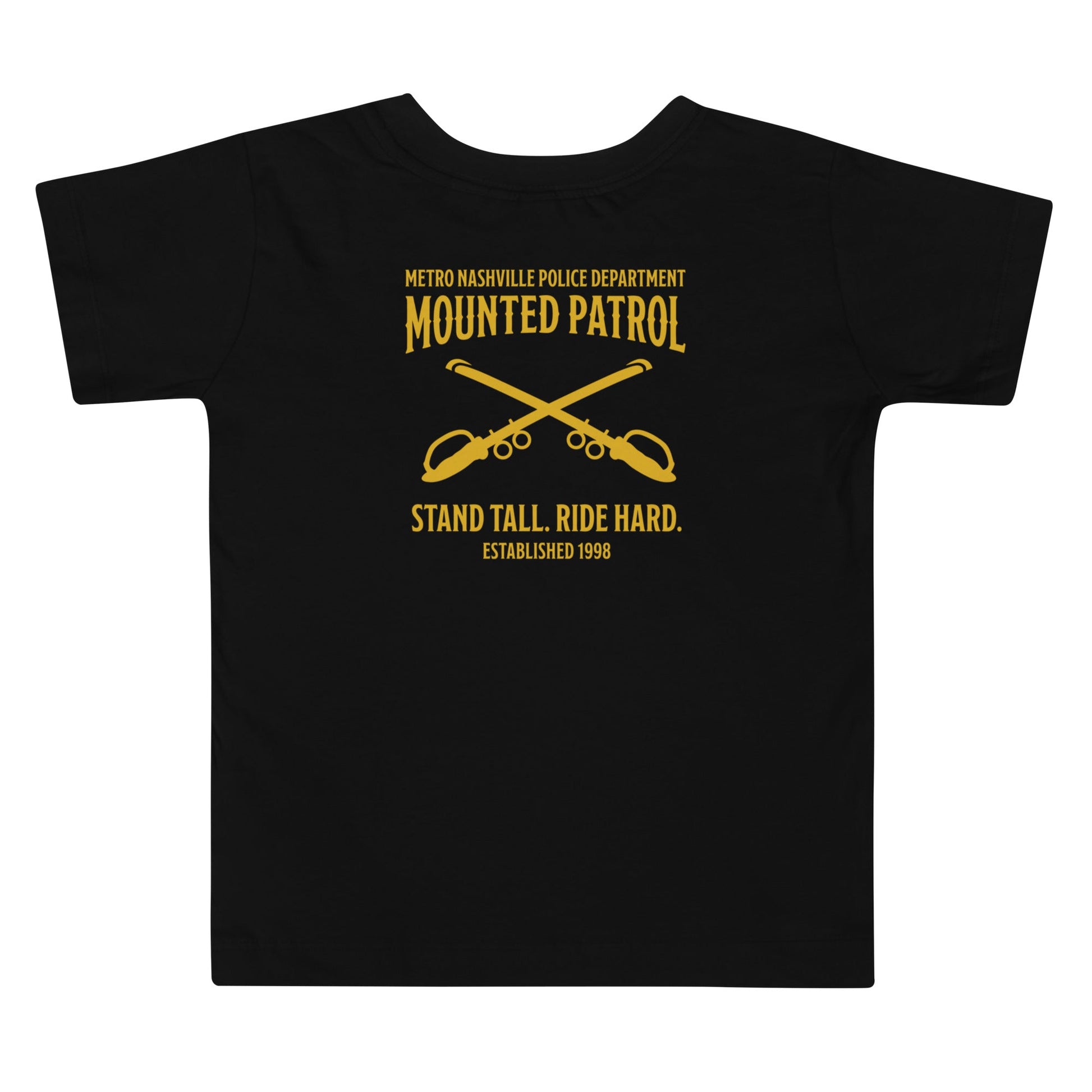 Performance | Toddler T-Shirt | Metro Nashville Police Department Horse Mounted Patrol | Stand Tall Logo