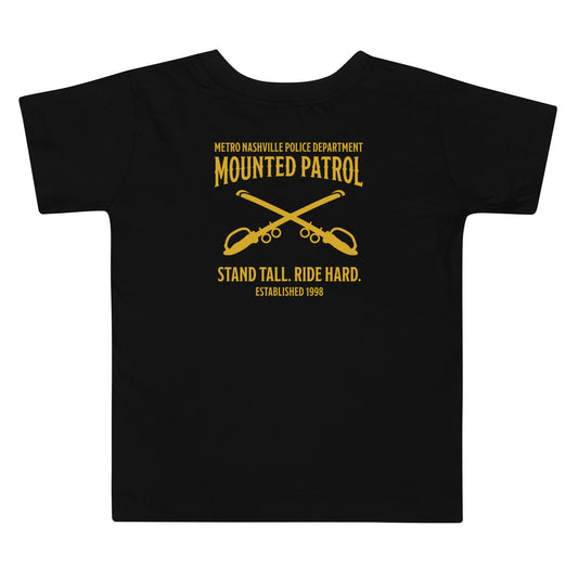 Performance | Toddler T-Shirt | Metro Nashville Police Department Horse Mounted Patrol | Stand Tall Logo