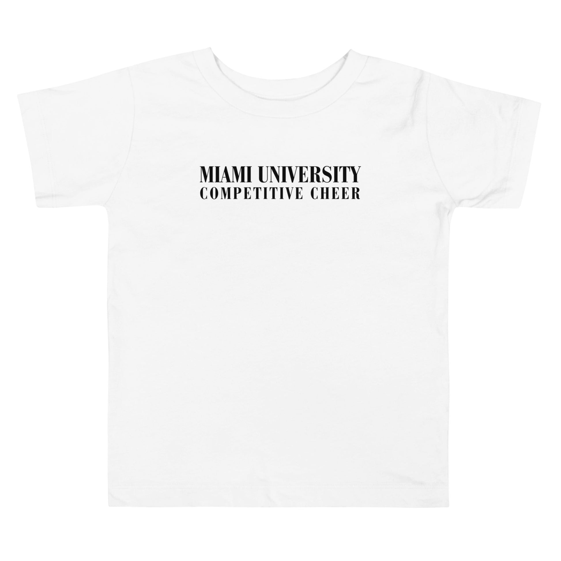 Performance | Toddler T-Shirt | Miami University Competitive Cheer Team | Alt Logo