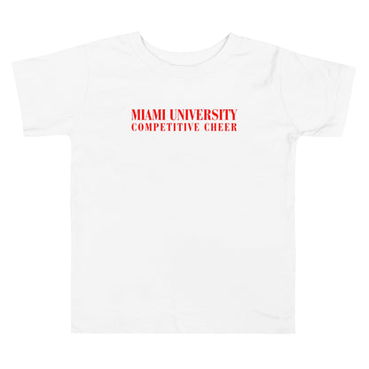 Performance | Toddler T-Shirt | Miami University Competitive Cheer Team