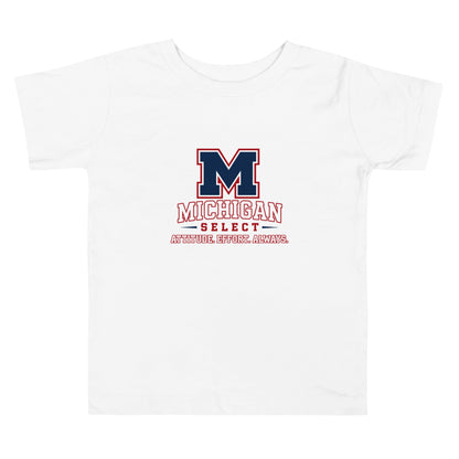 Performance | Toddler T-Shirt | Michigan Select Baseball | Crest Logo