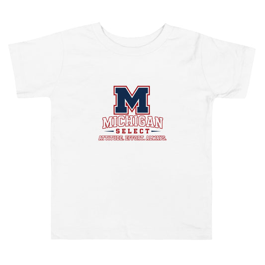 Performance | Toddler T-Shirt | Michigan Select Baseball | Crest Logo