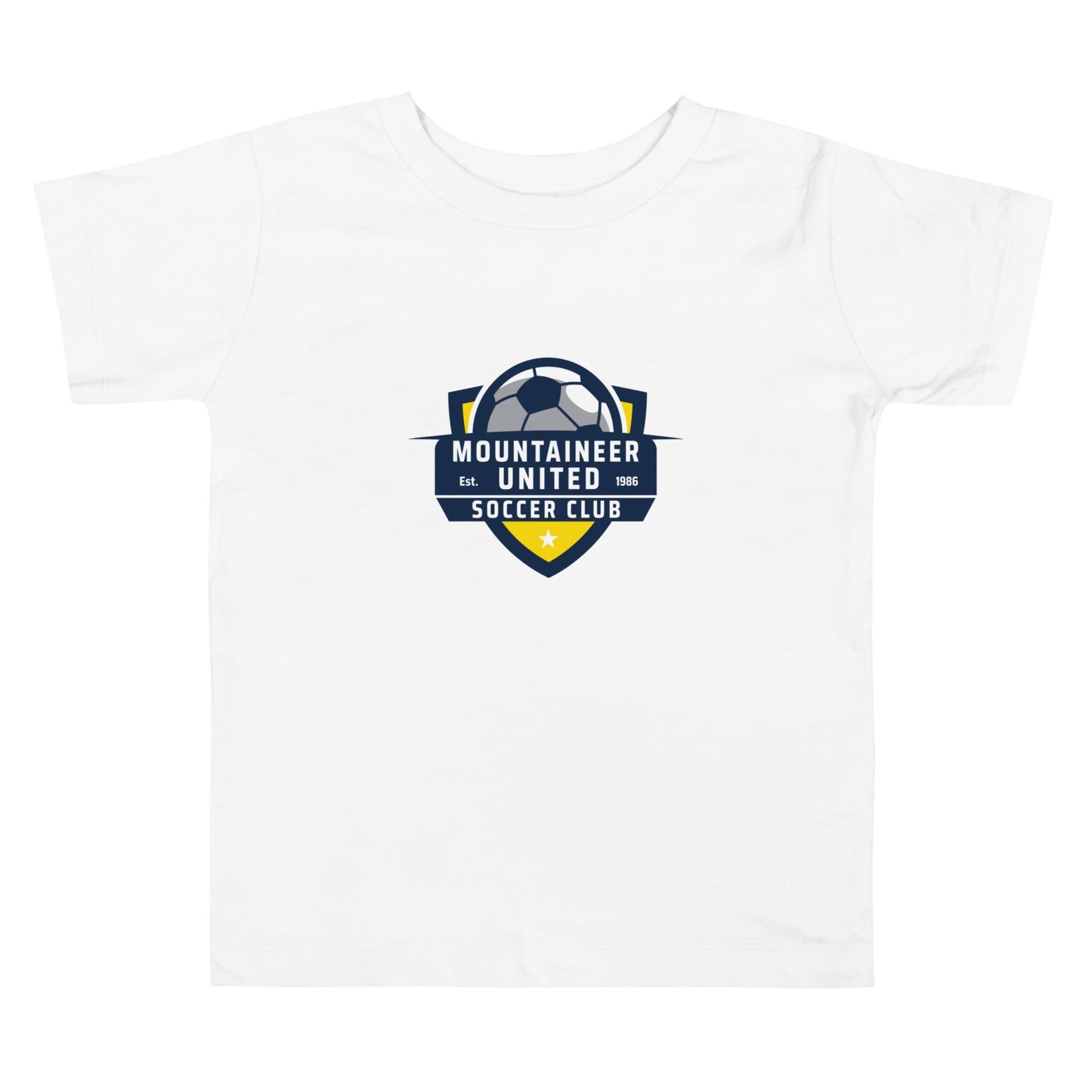 Performance | Toddler T-Shirt | Mountaineer United Soccer Club | Alpine Crest Logo
