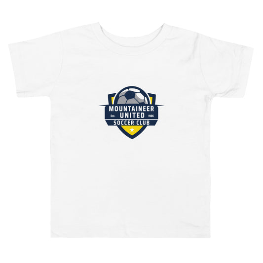 Performance | Toddler T-Shirt | Mountaineer United Soccer Club | Alpine Crest Logo