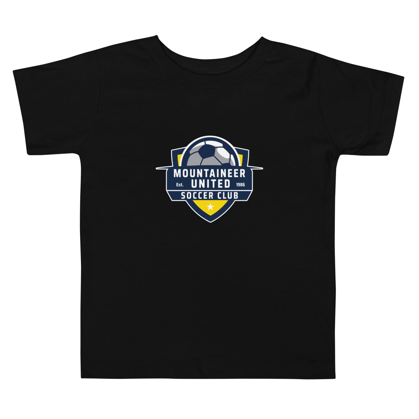 Performance | Toddler T-Shirt | Mountaineer United Soccer Club | Alpine Crest Logo