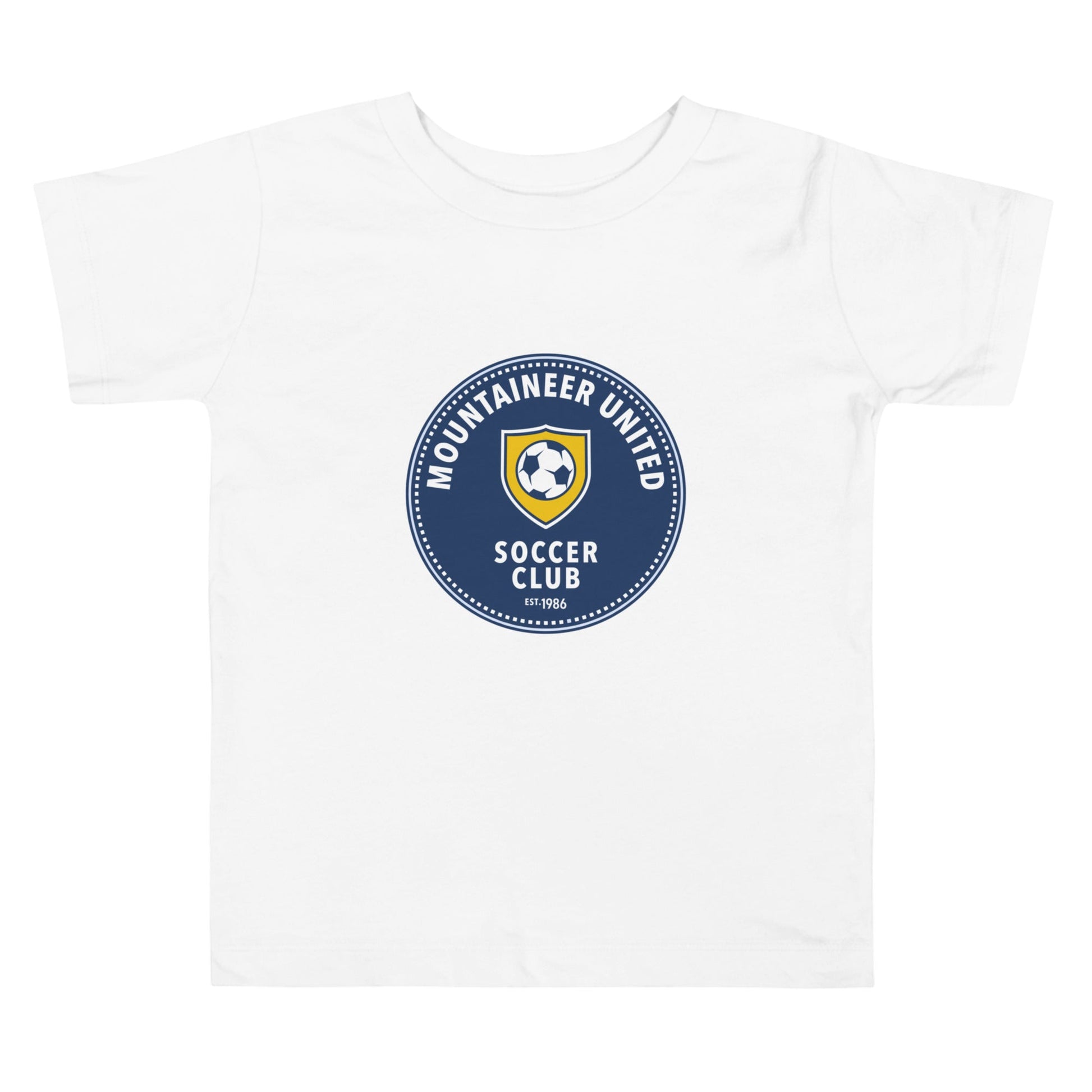 Performance | Toddler T-Shirt | Mountaineer United Soccer Club | Badge Logo