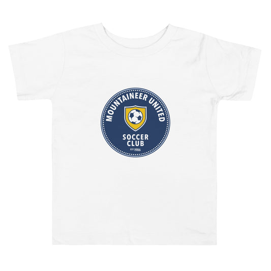 Performance | Toddler T-Shirt | Mountaineer United Soccer Club | Badge Logo