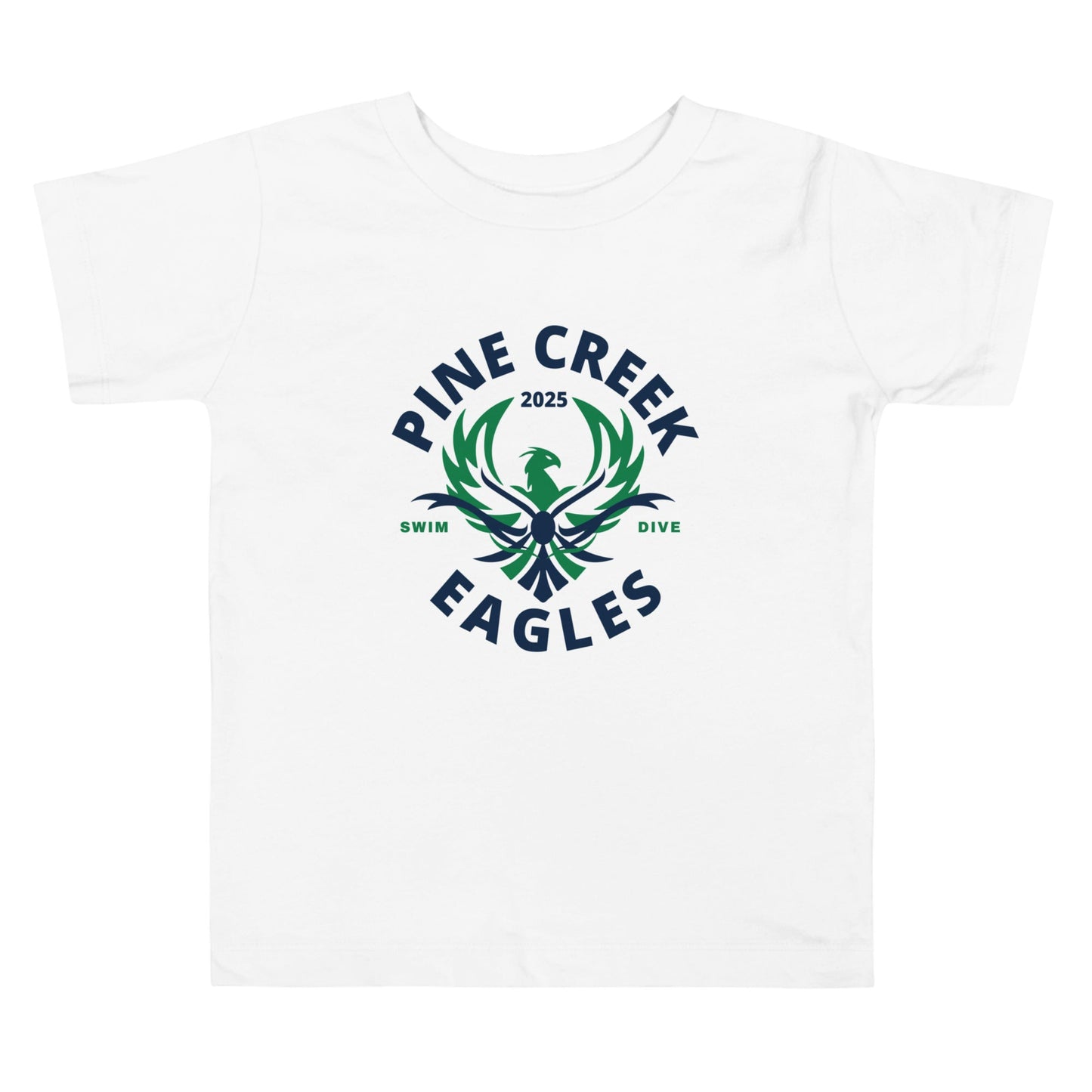 Performance | Toddler T-Shirt | PINE CREEK SWIM & DIVE | Swim & Dive Logo