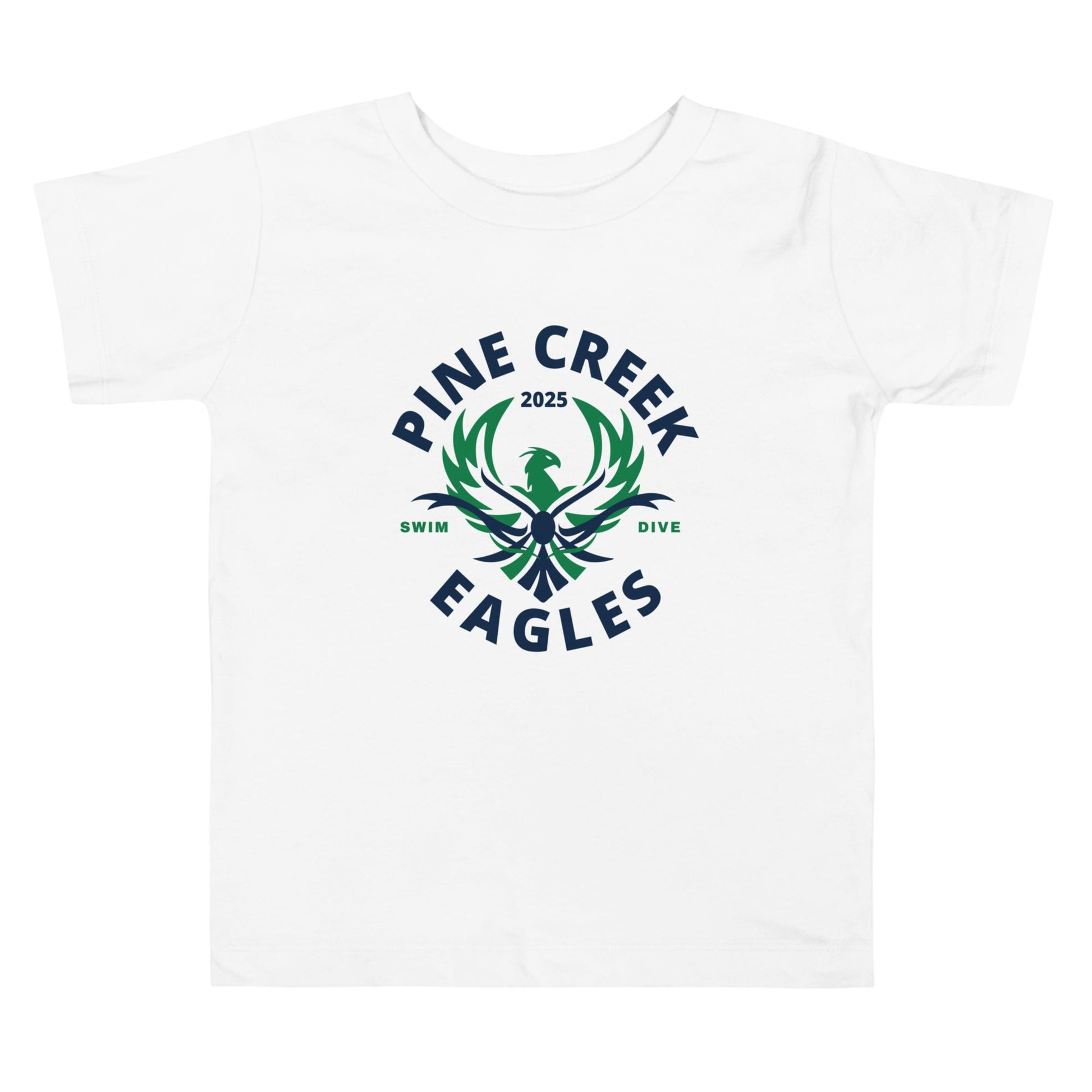 Performance | Toddler T-Shirt | PINE CREEK SWIM & DIVE | Swim & Dive Logo