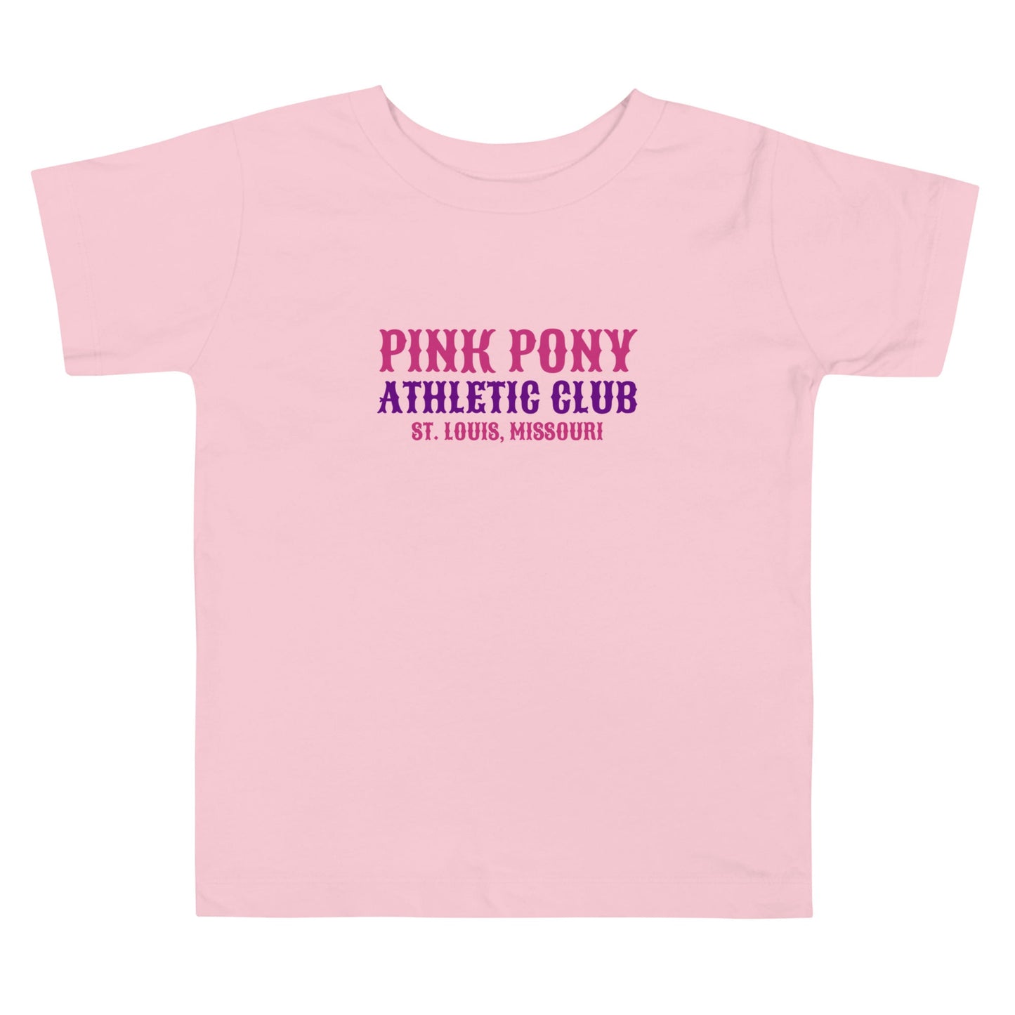 Performance | Toddler T-Shirt | Pink Pony Athletic Club | Athletic Wordmark Logo