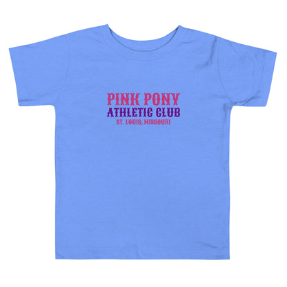 Performance | Toddler T-Shirt | Pink Pony Athletic Club | Athletic Wordmark Logo