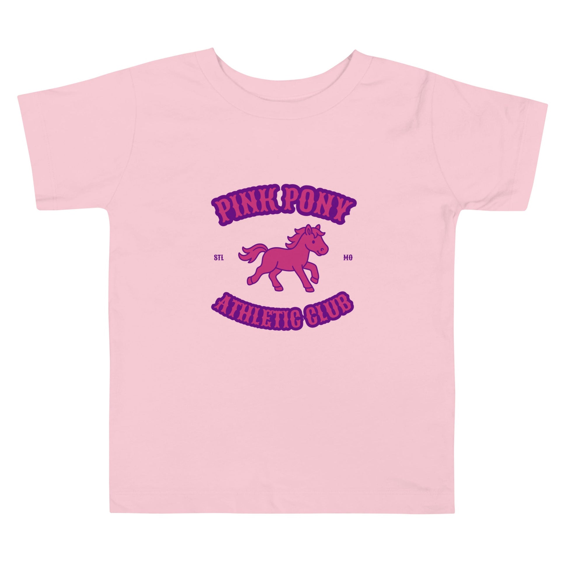 Performance | Toddler T-Shirt | Pink Pony Athletic Club | Crest Logo