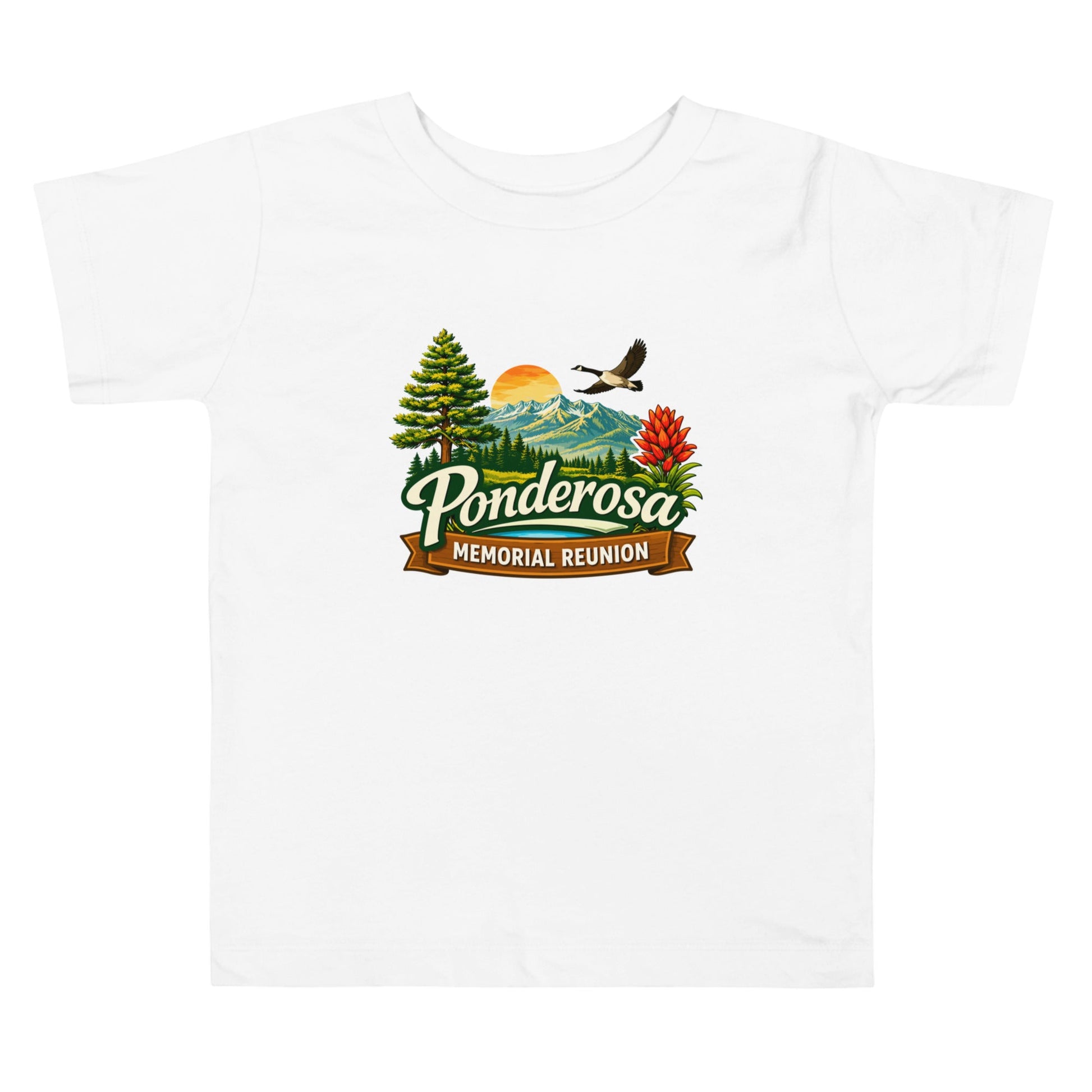 Performance | Toddler T-Shirt | Ponderosa Reunion | Painted Mountain Crest Logo