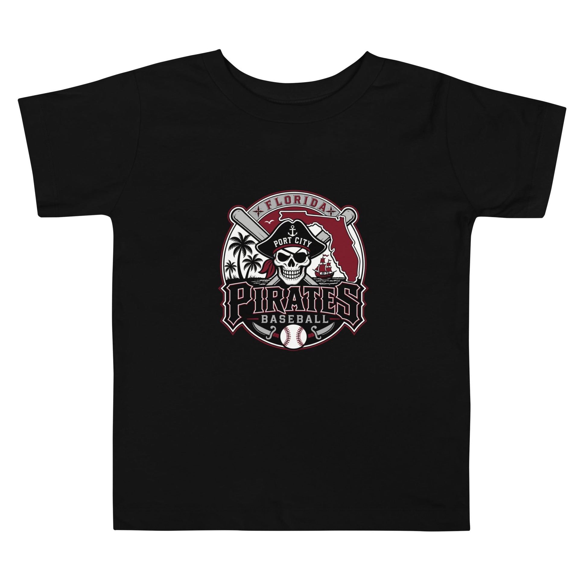 Performance | Toddler T-Shirt | Port City Pirates | Emblem Logo