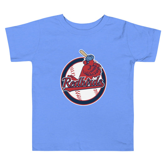 Performance | Toddler T-Shirt | Redbirds | Vintage Badge Logo