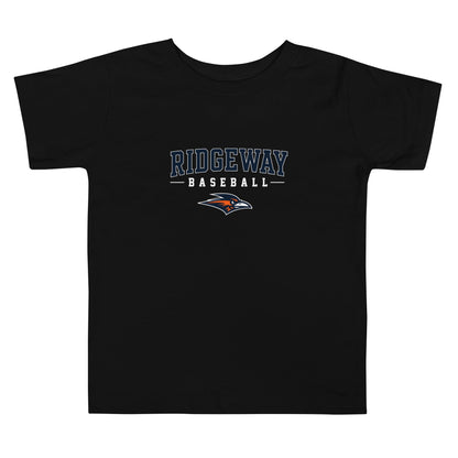 Performance | Toddler T-Shirt | Ridgeway High School Baseball | Modern Script Logo
