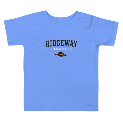 Performance | Toddler T-Shirt | Ridgeway High School Baseball | Modern Script Logo