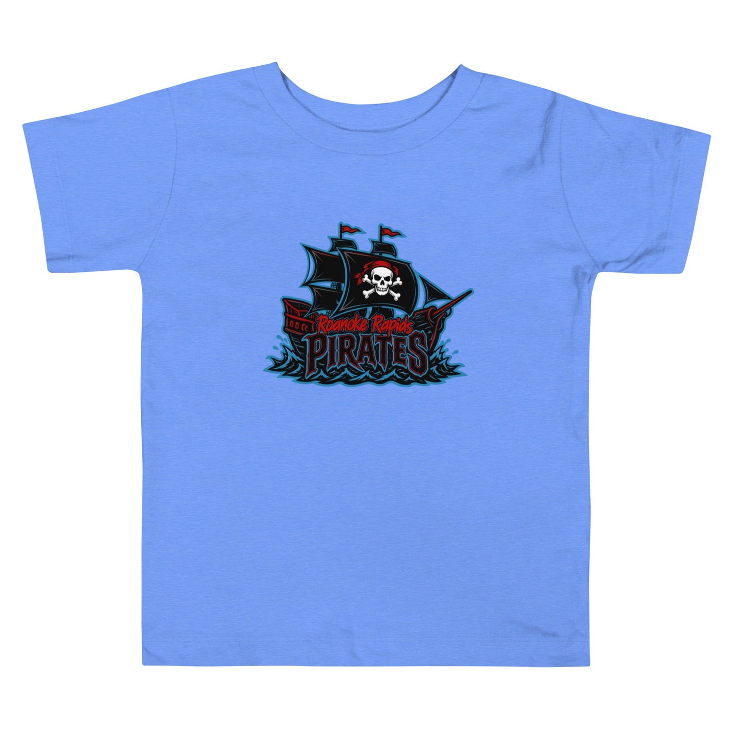 Performance | Toddler T-Shirt | Roanoke Rapids Pirates | Black Sail Battlers Logo