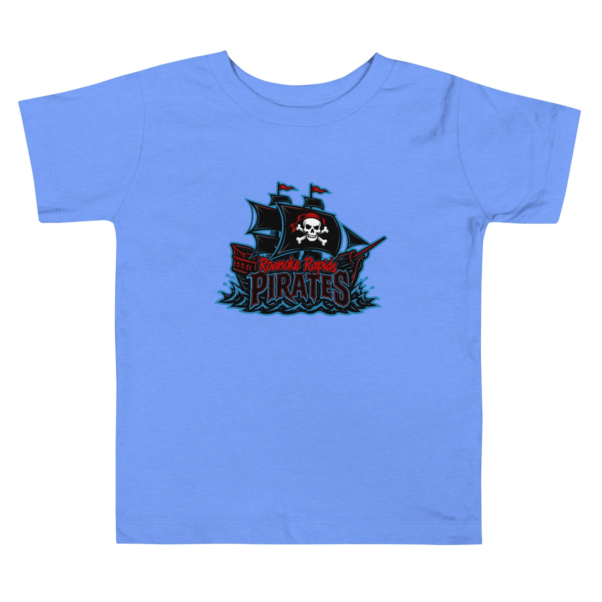 Performance | Toddler T-Shirt | Roanoke Rapids Pirates | Black Sail Battlers Logo